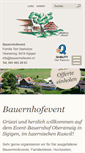 Mobile Screenshot of bauernhofevent.ch